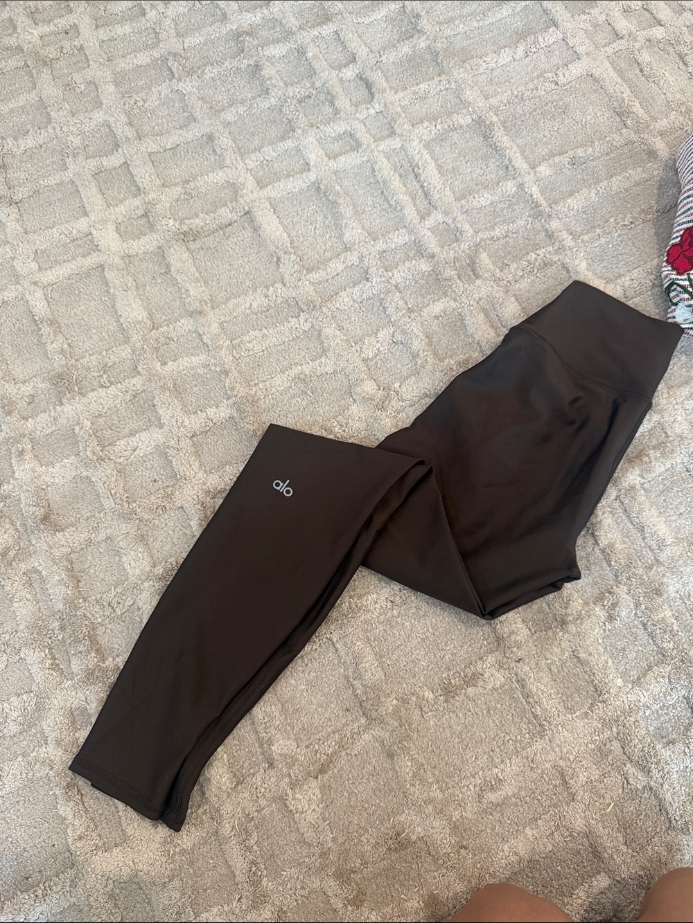 ALO Yoga Kids Black Stretch Performance Leggings